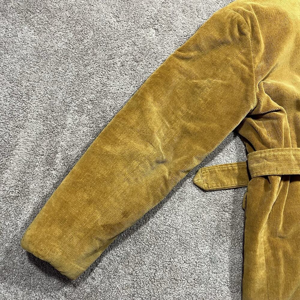 Vintage Northwest Corduroy Sherpa Lined Belted Jacket Womens Large - Picture 11 of 16